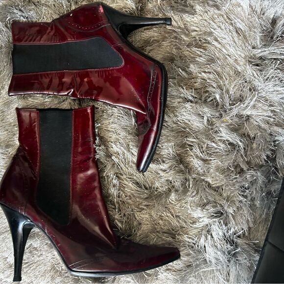 Dolce Gabbana Anguilla pointy heels stiletto booties stretch boots ankle shoes - Picture 1 of 11